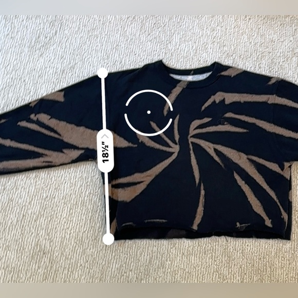 Champion bleach dyed cropped sweatshirt - Picture 10 of 10